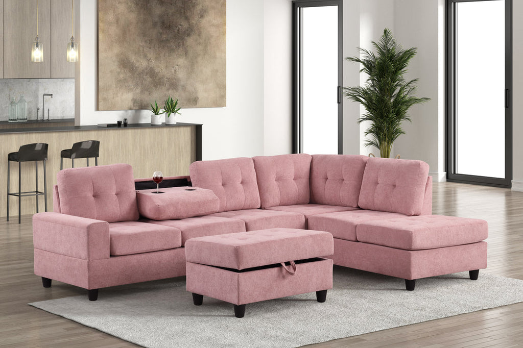 46 Heights Reversible Sectional + Ottoman