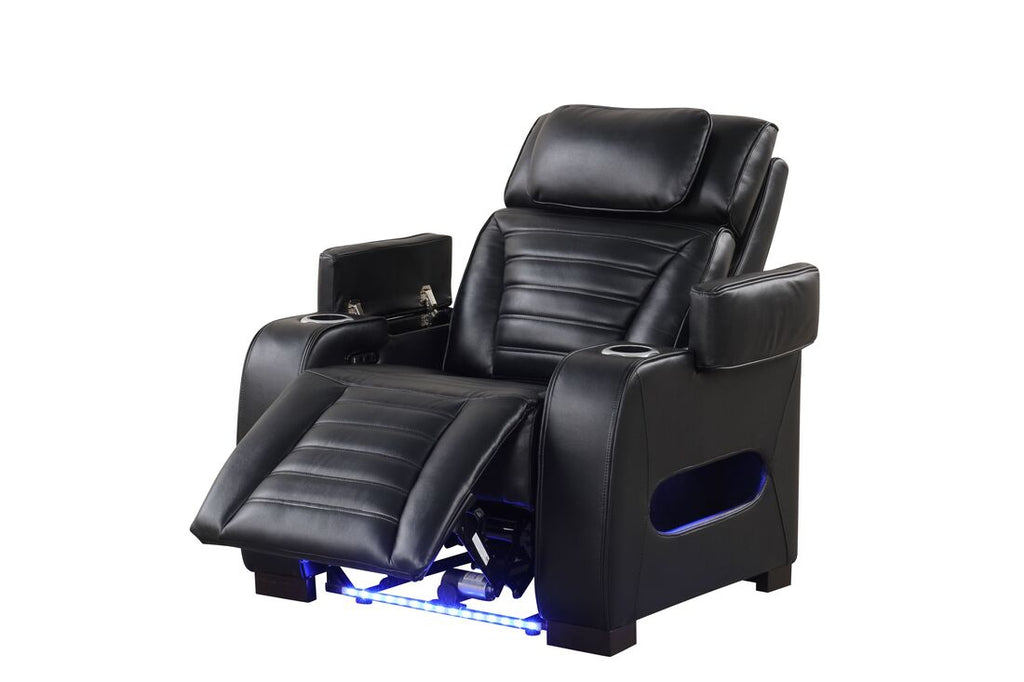 Tokyo 3pc Black Power Reclining Set